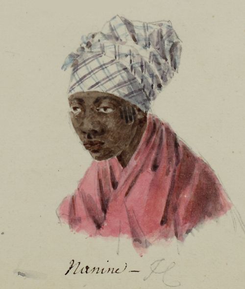 Nanine, Jean-Baptiste louis DUMAS, 1827, archives de La Réunion